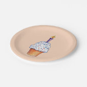 Cupcake Papieren Bordje (Gekanteld)