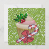 Cupcake - partijuitnodiging - SRF Kaart (Voorkant)