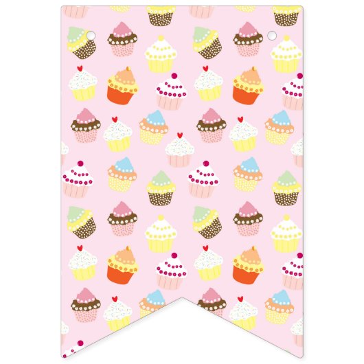 Cupcake Party Banner (Eerste vlag)