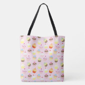 Cupcake Party Canvas tas (Achterkant)