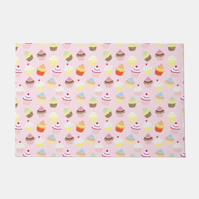 Cupcake Party Doormat Deurmat (Voorkant)