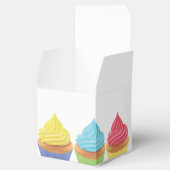Cupcake Party Favor Box Bedankdoosjes (Geopend)