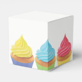 Cupcake Party Favor Box Bedankdoosjes (Achterkant)