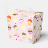 Cupcake Party Favor Box Bedankdoosjes (Achterkant)