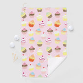 Cupcake Party Golf Towel Golfhanddoek (Insitu)