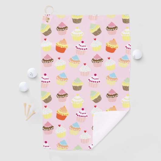 Cupcake Party Golf Towel Golfhanddoek (Insitu)