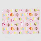 Cupcake Party Golf Towel Golfhanddoek (Horizontaal)