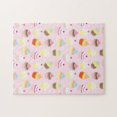 Cupcake Party Jigzaag Puzzle Legpuzzel (Horizontaal)