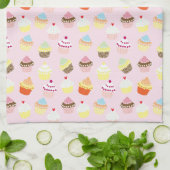 Cupcake Party Kitchen Towel Theedoek (Gevouwen)