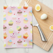 Cupcake Party Kitchen Towel Theedoek (Quarter Fold)