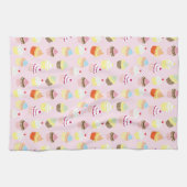 Cupcake Party Kitchen Towel Theedoek (Horizontaal)