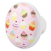 Cupcake Party Knob Keramische Knop (Rechts)