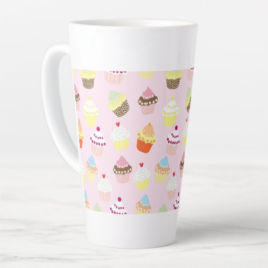 Cupcake Party Latte Mok (Linkerhoek)