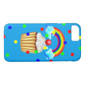 Cupcake party met regenboog en springen Case-Mate iPhone case (Achterkant (Horizontaal))