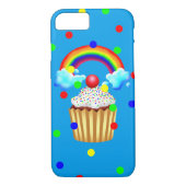 Cupcake party met regenboog en springen Case-Mate iPhone case (Achterkant)