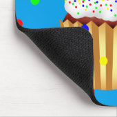 Cupcake party met regenboog en springen muismat (Hoek)