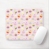 Cupcake Party Mousepad Muismat (Met muis)