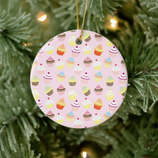 Cupcake Party Ornament (Boom)