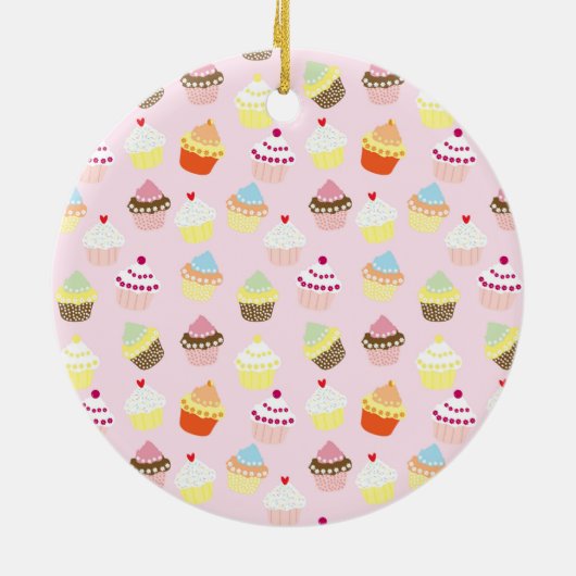 Cupcake Party Ornament (Achterkant)