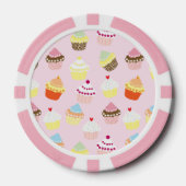 Cupcake Party Poker Chips (Voorkant)