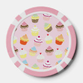 Cupcake Party Poker Chips (Achterkant)