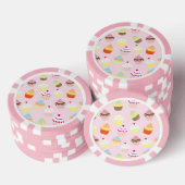 Cupcake Party Poker Chips (Opstapeling)