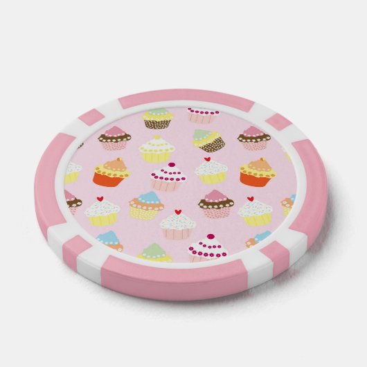 Cupcake Party Poker Chips (Enkel)