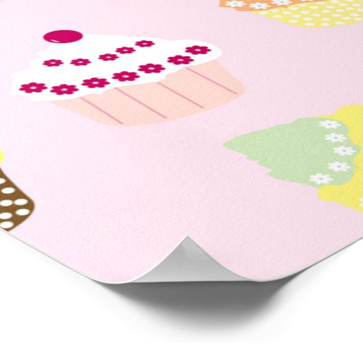 Cupcake Party Poster (Hoek)