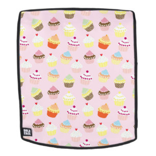 Cupcake Party rugzak #2 gezicht Rugtassen