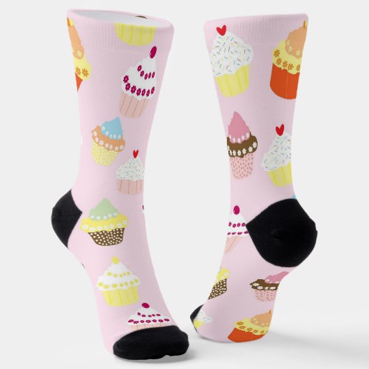 Cupcake Party Socks Sokken (Gebogen)