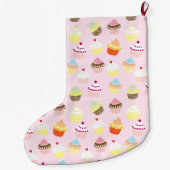 Cupcake Party Stocking Grote Kerstsok (Achterkant)