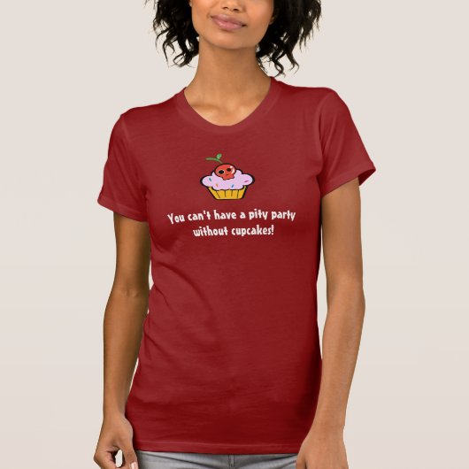 Cupcake Party t-shirt (Voorkant)