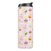 Cupcake Party Thermal Tumbler Thermosbeker (Gedraaid links)