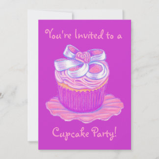 Cupcake Party ~ Uitnodigingen ~ Personaliseren