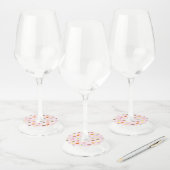 Cupcake Party Wine-Labels Wijnglaslabel (Set)