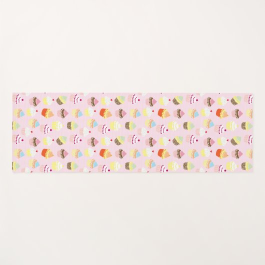 Cupcake Party Yoga Mat (Voorkant (horizontaal))