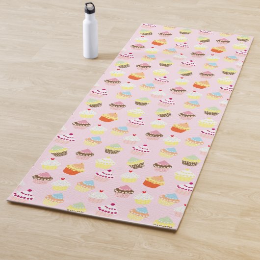 Cupcake Party Yoga Mat (In situ)