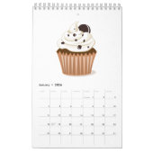 Cupcake Pastry Calendar Kalender (Jan 2026)