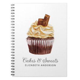 Cupcake Pastry Chef Bakery Notitieboek