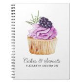 Cupcake Pastry Chef Bakery Notitieboek (Voorkant)