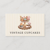 Cupcake Pastry Chef Visitekaartje (Voorkant)