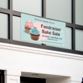 Cupcake Pastry School Kerk Fundraiser Bake Sale Spandoek (Buitenkant Gebouw)