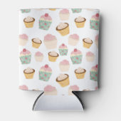 Cupcake-patroon Blikjeskoeler (Voorkant)