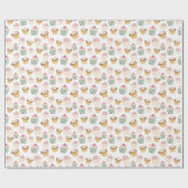 Cupcake-patroon Cadeaupapier (Vlak)