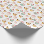 Cupcake Patroon Cadeaupapier (Hoek)