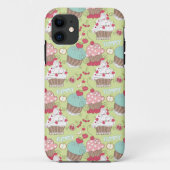 Cupcake-patroon Case-Mate iPhone Case (Achterkant)