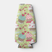 Cupcake-patroon Flesjeskoeler (Voorkant)