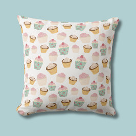 Cupcake Patroon Kussen
