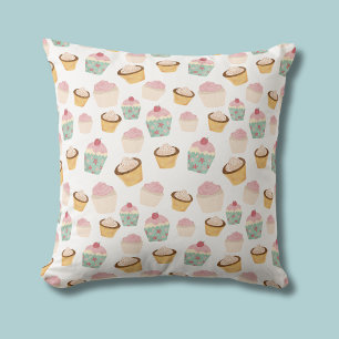 Cupcake Patroon Kussen
