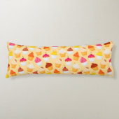 Cupcake-patroon Lichaamskussen (Voorkant)